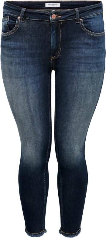 Only Carmakoma Skinny jeans Blauw Dames