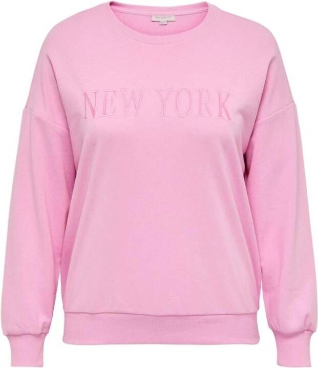 Only Carmakoma Sweatshirts Roze Dames