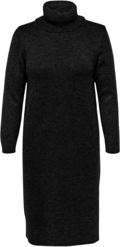 ONLY CARMAKOMA Gebreide jurk CARBRANDIE L S ROLL NECK DRESS KNT NOOS
