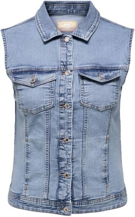 Only Carmakoma Vests Blauw Dames