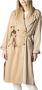 Only Beige Jas met Reverskraag 100% Polyester Beige Dames - Thumbnail 1