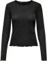 Only Lange mouw top voor vrouwen Gray Dames - Thumbnail 1