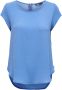 Only Dames-T-shirt met korte mouwen onlvic solid Blauw Dames - Thumbnail 3