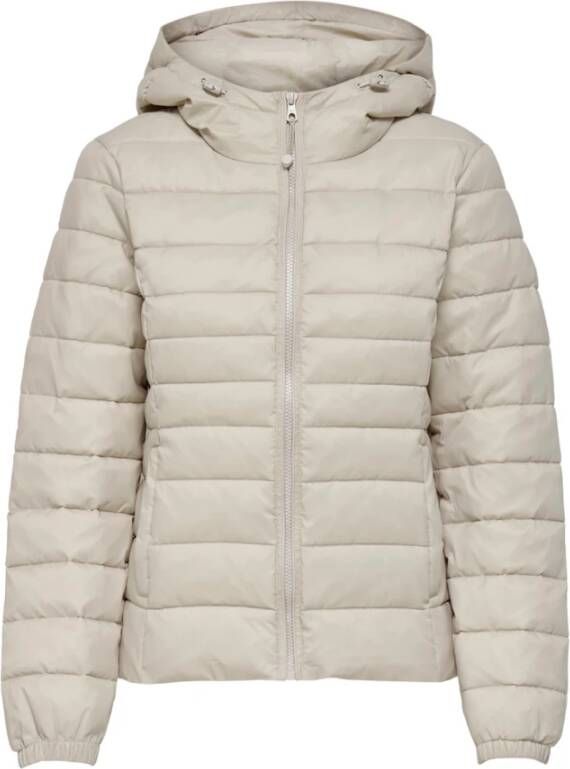Only Down Jackets Beige Dames