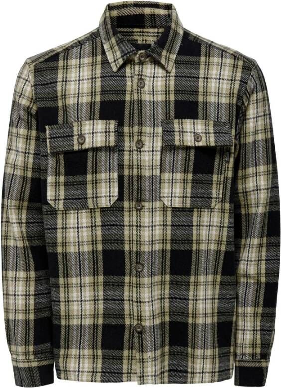 ONLY & SONS Flanellen overhemd SCOTT CHECK FLANNEL SHIRT