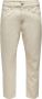 Only & Sons Witte katoenen jeans met rits en knoopsluiting White Heren - Thumbnail 1