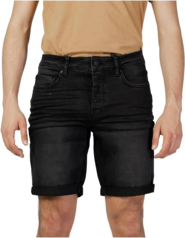 Only & Sons Men's Shorts Zwart Heren
