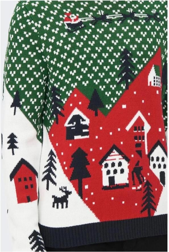 Only & Sons Trui Only & Sons ONSXMAS REG LANDSCAPE CREW KNIT 22023349 - Foto 2
