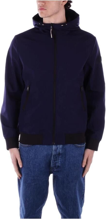 Only & Sons Blauwe Hoodie Jas Rits Zakken Avond Blue Heren - Foto 6