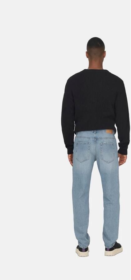 ONLY & SONS Regular fit jeans ONSEDGE STRAIGHT BROMO 0017 DOT DNM NOOS - Foto 10
