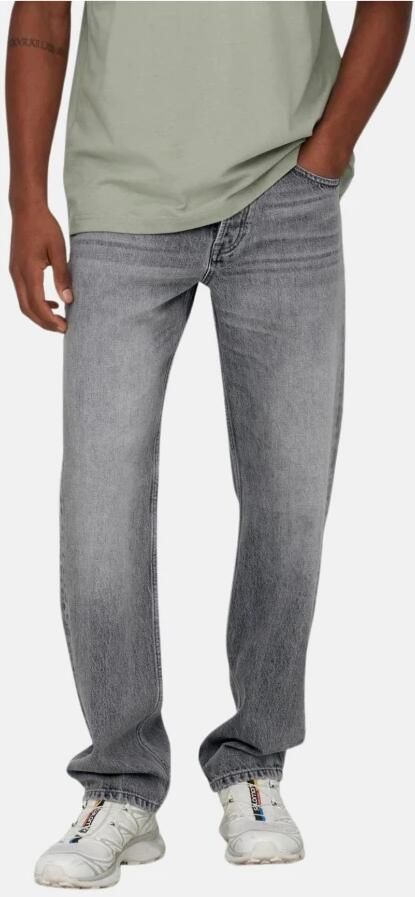 ONLY & SONS Regular fit jeans ONSEDGE STRAIGHT BROMO 0017 DOT DNM NOOS - Foto 12