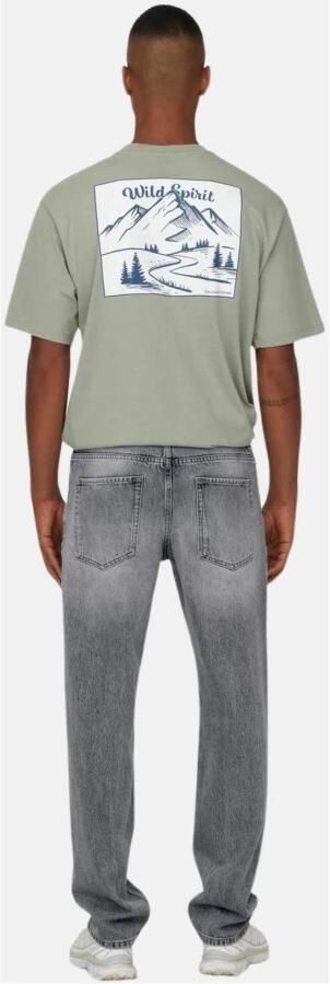 ONLY & SONS Regular fit jeans ONSEDGE STRAIGHT BROMO 0017 DOT DNM NOOS - Foto 10