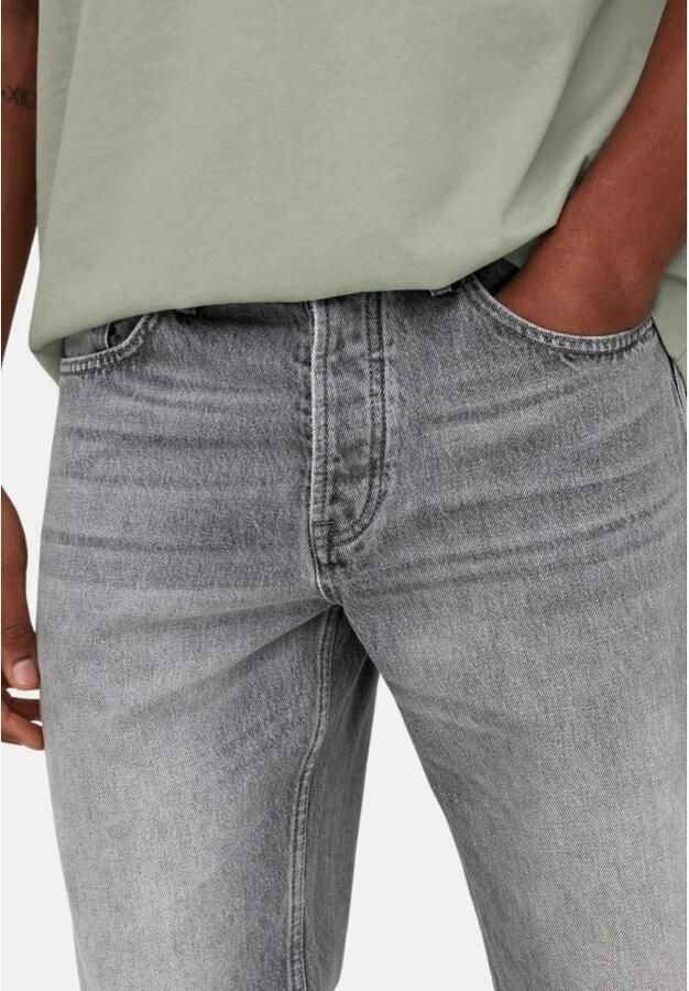 ONLY & SONS Regular fit jeans ONSEDGE STRAIGHT BROMO 0017 DOT DNM NOOS - Foto 5