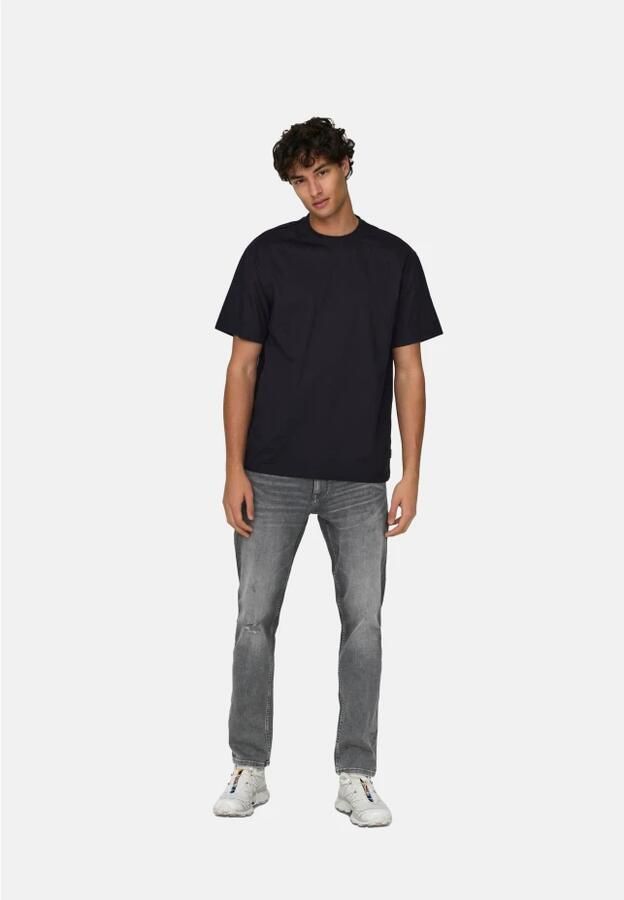 Only & Sons Heren Relax T-Shirt Korte Mouwen Black Heren - Foto 12