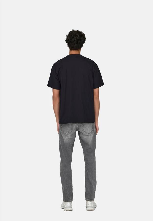 Only & Sons Heren Relax T-Shirt Korte Mouwen Black Heren - Foto 9