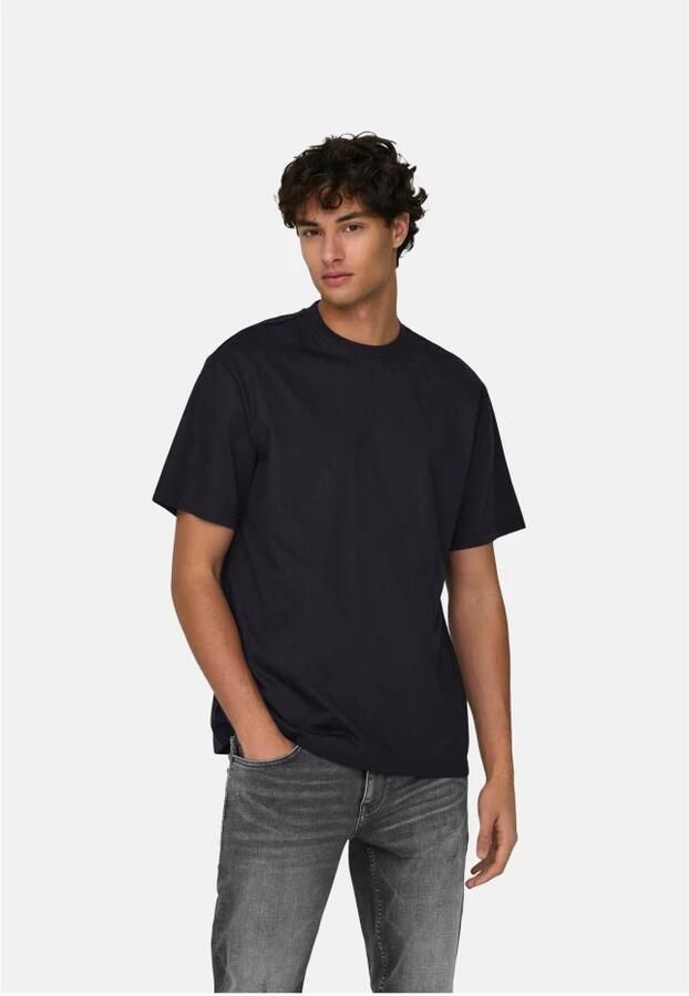 Only & Sons Heren Relax T-Shirt Korte Mouwen Black Heren - Foto 10