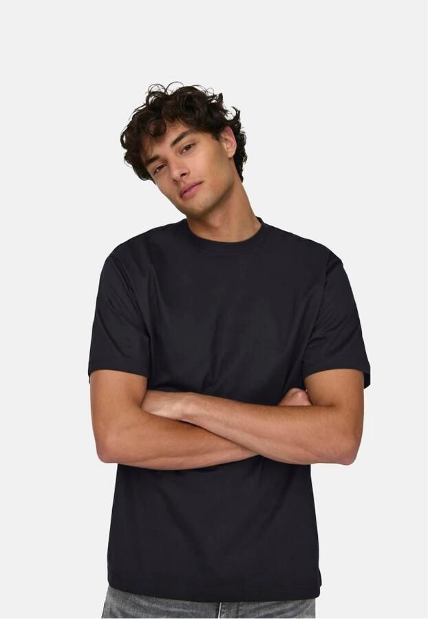 Only & Sons Heren Relax T-Shirt Korte Mouwen Black Heren - Foto 11