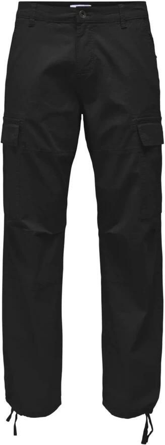 Only & Sons Loose fit cargobroek met riemlussen model 'RAY LIFE'