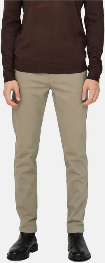 Only & Sons Slim Chin Life Broek Green Heren - Foto 5