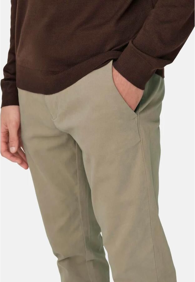 Only & Sons Slim Chin Life Broek Green Heren - Foto 4