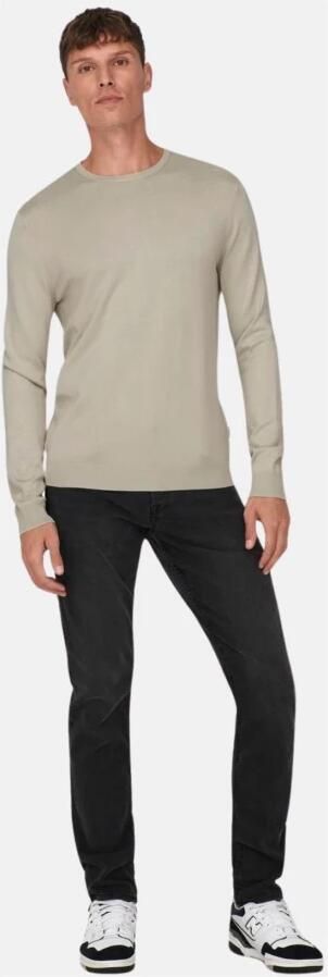 Only & Sons Regular fit gebreide pullover van viscosemix model 'WYLER' - Foto 4