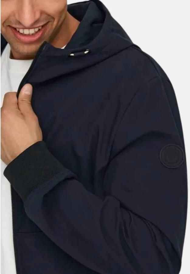 Only & Sons Stijlvolle Jas voor Mannen Blue Heren