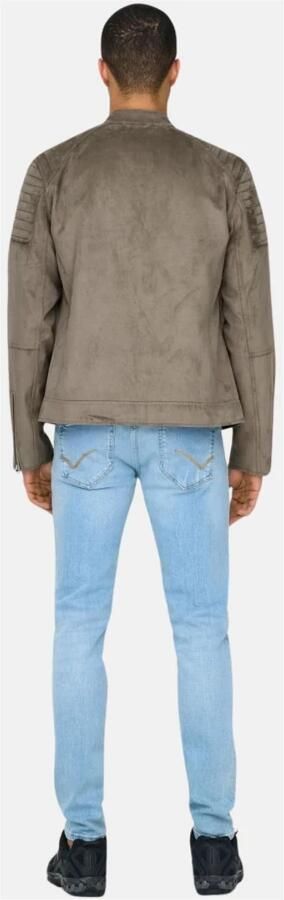 ONLY & SONS Imitatieleren jack ONSGUS FAUX SUEDE RACER JACKET OTW NOOS - Foto 9