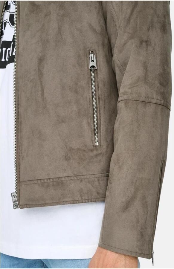 ONLY & SONS Imitatieleren jack ONSGUS FAUX SUEDE RACER JACKET OTW NOOS - Foto 6