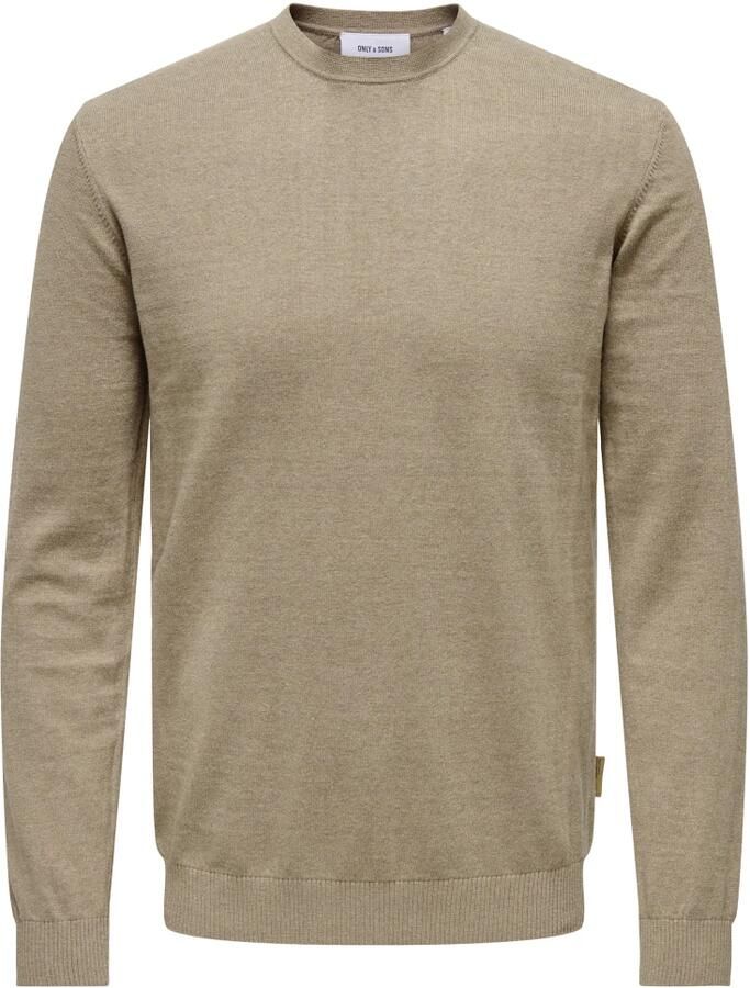 ONLY & SONS Gebreide trui ONSLOUI REG 12 MEL CREW KNIT NOOS