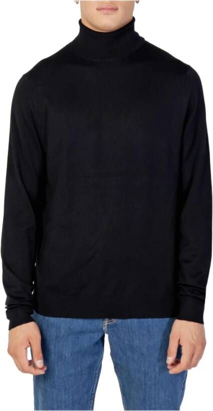 Only & Sons Heren Coltrui Gebreide Coltrui Lange Mouwen Black Heren - Foto 7