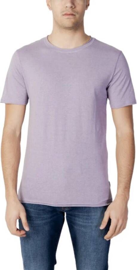Only & Sons Only Sons T-shirt Heren Purple Heren