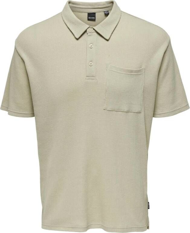 Only & Sons Polo Shirts Bruin Heren
