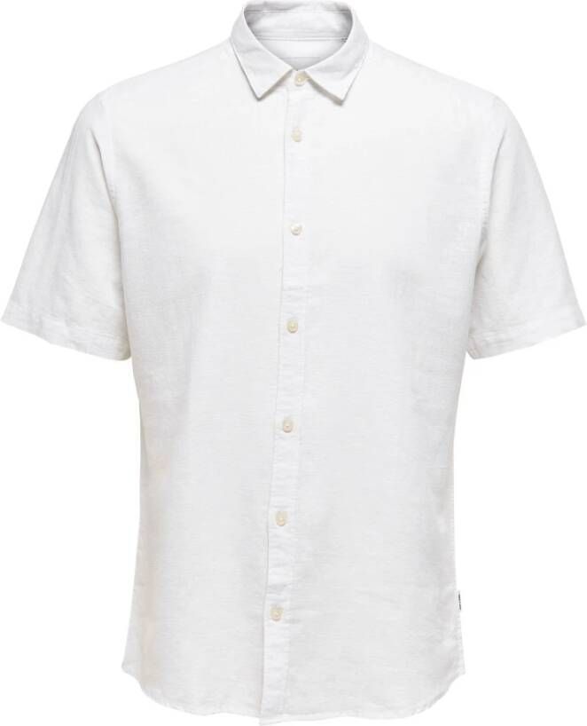 Only & Sons Caiden Solid Linen Overhemd Heren