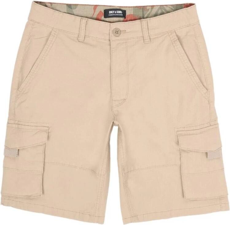 Only & Sons Shorts Beige Heren