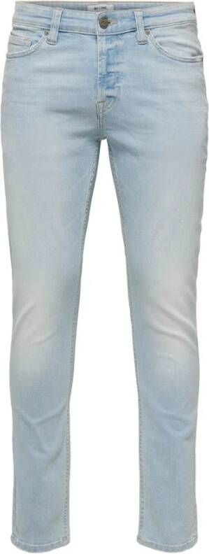 Only & Sons Skinny jeans Blauw Heren