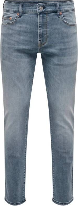 Only & Sons Skinny Jeans Blauw Heren