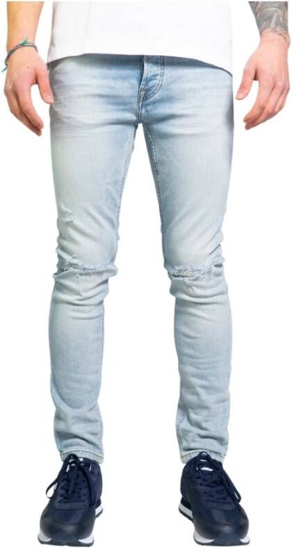 Only & Sons Slim-fit Jeans Blauw Heren