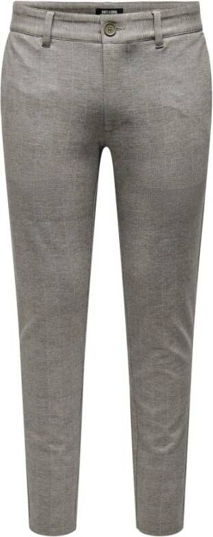 Only & Sons Slim-fit Trousers Groen Heren