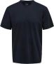 ONLY & SONS regular fit T-shirt ONSMAX van biologisch katoen donkerblauw - Thumbnail 4