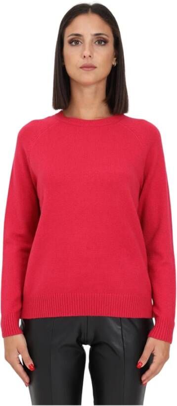 Only Fuchsia Crew Neck Sweater Roze Dames