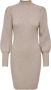 Only Comfort fit gebreide jurk van viscosemix model 'KATIA' - Thumbnail 3