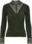 Only Shirt met lange mouwen en ajourpatroon model 'TILDE' - Thumbnail 2