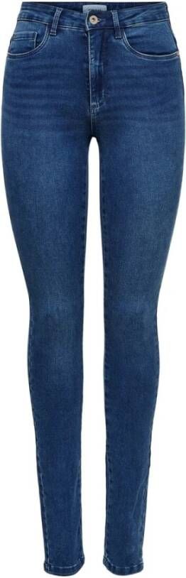 Only Hoge Leven Dames Jeans Blauw Dames