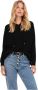 Only Tessa Lange Mouw Hoodie Detail Black Dames - Thumbnail 3