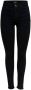 Only Zwarte effen jeans met ritssluiting en knoopsluiting Black Dames - Thumbnail 2