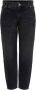 ONLY cropped high waist tapered fit jeans ONLTROY zwart - Thumbnail 2