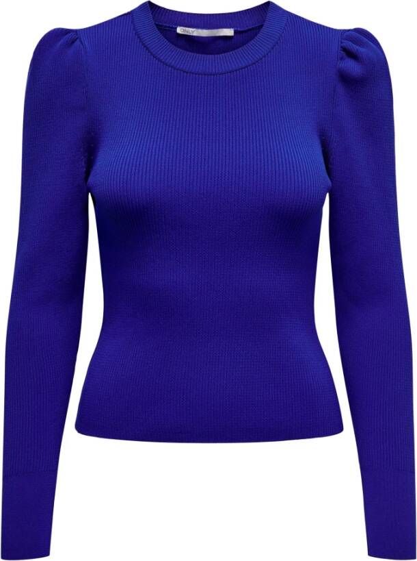 Only Lichtblauwe Gebreide Kleding voor Vrouwen Blue Dames