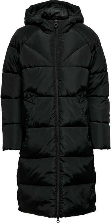 Only Lange damesjas Amanda Zwart Dames