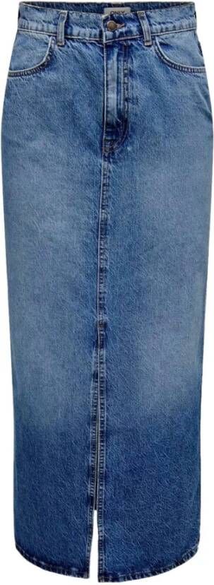 Only Rok Noos Cilla Long Skirt Medium Blue Denim