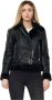 Only Imitatieleren jack ONLAGNETE FAUX LEATHER BIKER JKT OTW - Thumbnail 3
